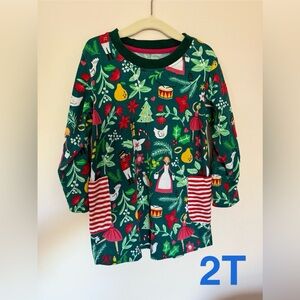 Toddler girl Christmas Top, 2T, 12 Days of Christmas